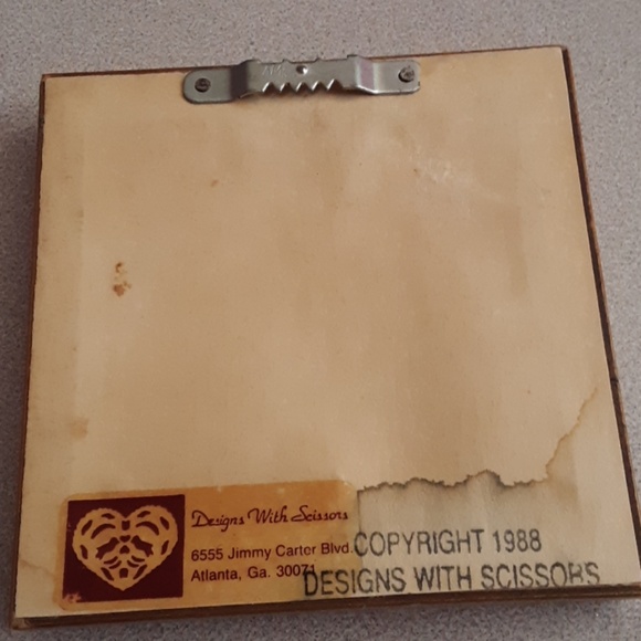 Teddy Bear, bunnies and honey picture, framed. - Picture 2 of 2